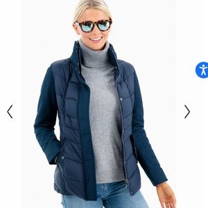 Barbour Hayle Navy Jacket - Size 10